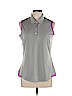 Adidas Gray Sleeveless Polo Size L - photo 1