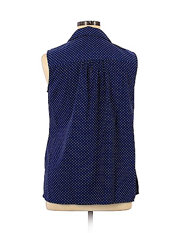 Notations Sleeveless Button-Down Shirt (view 2)