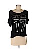 Forever 21 Black Short Sleeve Top Size M - photo 1