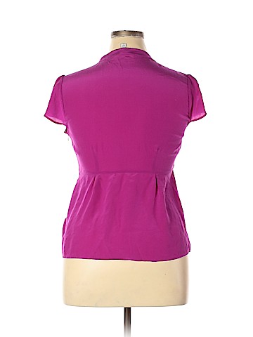 Banana Republic Factory Store Short Sleeve Silk Top (view 2)