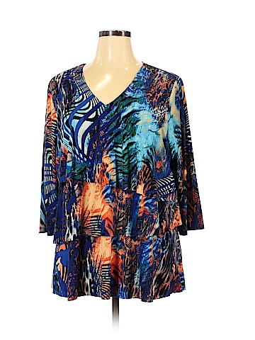 Susan Graver Long Sleeve Top (view 1)