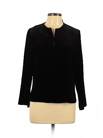 SHEN Long Sleeve Silk Top (view 1)