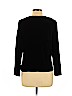 SHEN Black Long Sleeve Silk Top Size 1X - photo 2