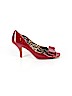 Jessica Simpson Burgundy Heels Size 6 1/2 - photo 1