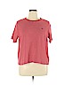Lauren by Ralph Lauren 100% Cotton Red Short Sleeve T-Shirt Size 1X - photo 1