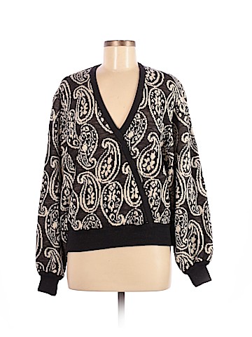 Valentino Miss V Wool Pullover Sweater (view 1)