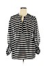 a.n.a. A New Approach 100% Polyester Black Long Sleeve Blouse Size 2X - photo 1