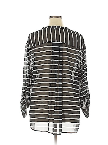 a.n.a. A New Approach Long Sleeve Blouse (view 2)