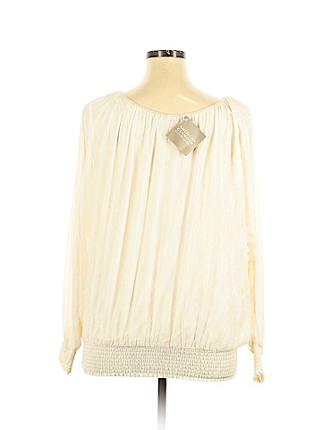 American Glamour by Badgley Mischka Long Sleeve Blouse (view 2)