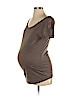 A Pea in the Pod Brown Short Sleeve T-Shirt Size S - photo 1