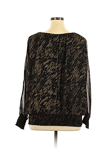 American Glamour by Badgley Mischka Long Sleeve Blouse (view 2)