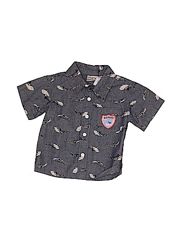 Little Rebel Short Sleeve Button-Down Shirt (view 1)