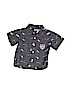 Little Rebel 100% Cotton Blue Short Sleeve Button-Down Shirt 12-18 MO / 18 MO - photo 1