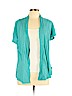 Lane Bryant Outlet 100% Cotton Blue Cardigan Size 16 - 14 Plus - photo 1