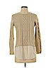 Monteau 100% Acrylic Tan Long Sleeve Top Size S - photo 1