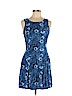 Lisa Jo 100% Rayon Blue Casual Dress Size 9 - 10 - photo 1
