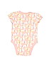 First Impressions 100% Cotton Pink Short Sleeve Onesie Size Newborn - photo 2