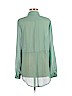 Lushous 100% Polyester Green Long Sleeve Blouse Size M - photo 2