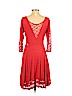 Free People Red Casual Dress Size S (petite) - photo 2