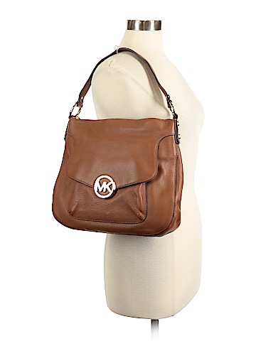 MICHAEL Michael Kors Leather Shoulder Bag (view 2)
