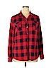 D&Co. Red Long Sleeve Button-Down Shirt Size XL - photo 1