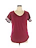 Splash Burgundy Short Sleeve T-Shirt Size 2X - photo 1