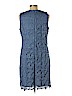 Karl Lagerfeld Paris 100% Polyester Blue Cocktail Dress Size 12 - photo 2