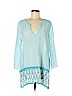 Calypso St. Barth 100% Cotton Blue Casual Dress Size M - photo 1