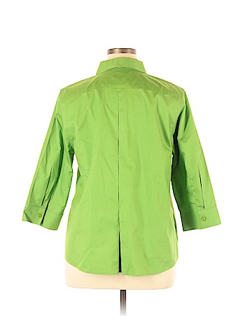 Chico's 3/4 Sleeve Button-Down Shirt (view 2)