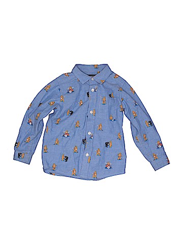 The Children's Place Long Sleeve Button-Down Shirt (view 1)
