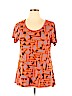 Lularoe Orange Short Sleeve T-Shirt Size XL - photo 1