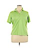 IZOD 100% Polyester Green Short Sleeve Polo Size XL - photo 1