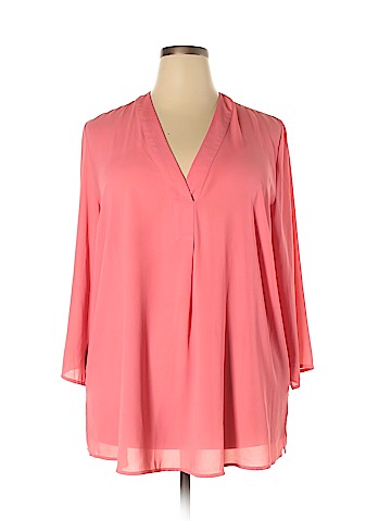 ELOQUII 3/4 Sleeve Blouse (view 1)