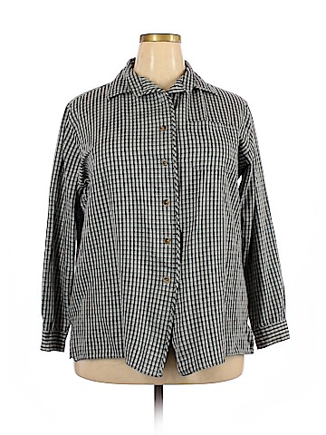 St. John's Bay Long Sleeve Button-Down Shirt (view 1)
