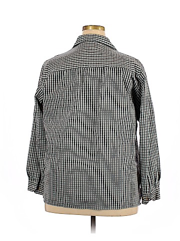 St. John's Bay Long Sleeve Button-Down Shirt (view 2)