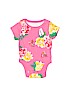 Old Navy 100% Cotton Pink Short Sleeve Onesie Size 0-3 mo - photo 1