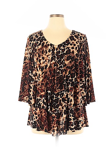 Susan Graver Long Sleeve Top (view 1)