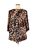 Susan Graver Brown Long Sleeve Top Size 1X - photo 2