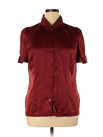 Worthington Short Sleeve Blouse (view 1)