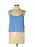 Forever 21 100% Rayon Blue Sleeveless Blouse Size L - photo 1