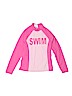 Lands' End 100% Polyester Graphic Pink Rash Guard Size M (youth) - photo 1