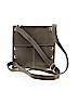 Assorted Brands 100% Leather Gray Leather Crossbody Bag One size - photo 1