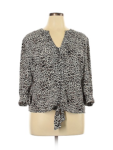 Soho JEANS NEW YORK & COMPANY Long Sleeve Blouse (view 1)