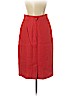 Max Mara 100% Linen Red Casual Skirt Size 8 - photo 1