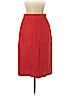 Max Mara 100% Linen Red Casual Skirt Size 8 - photo 2
