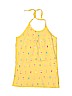Gap Kids 100% Cotton Print Yellow Halter Top Size L (youth) - photo 1