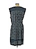 Ann Taylor LOFT 100% Rayon Blue Casual Dress Size L - photo 2