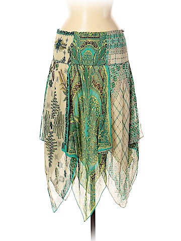 BCBGMAXAZRIA Silk Skirt (view 1)