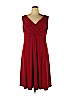 Evan Picone Red Casual Dress Size 16 - photo 1