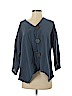 Fridaze 100% Linen Gray 3/4 Sleeve Blouse Size S - photo 1
